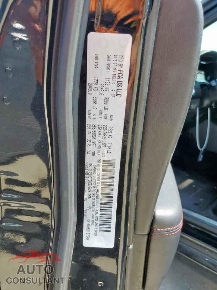 DODGE DURANGO 2017 - 1C4SDHCT3HC838826