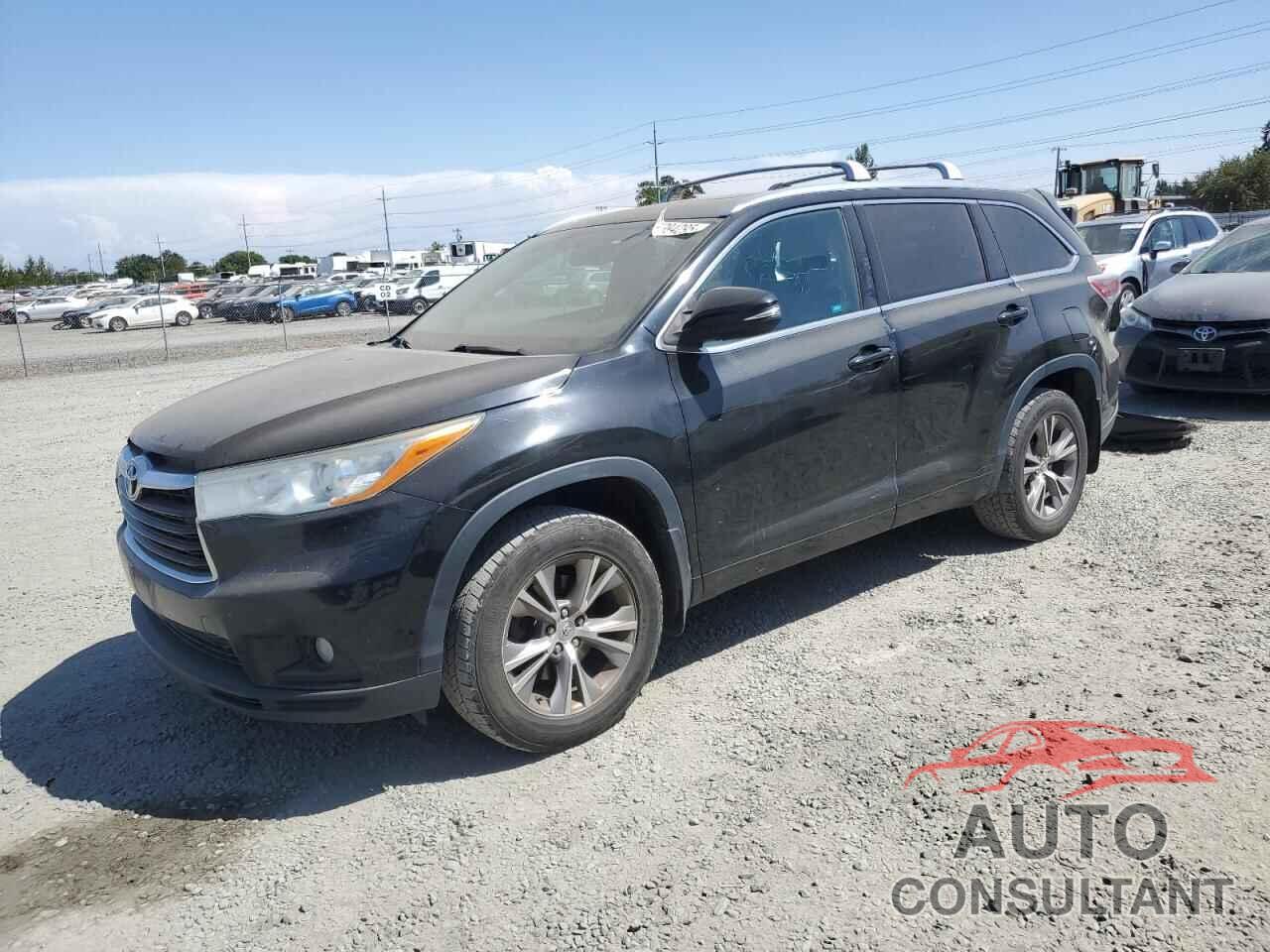TOYOTA HIGHLANDER 2014 - 5TDJKRFHXES019787