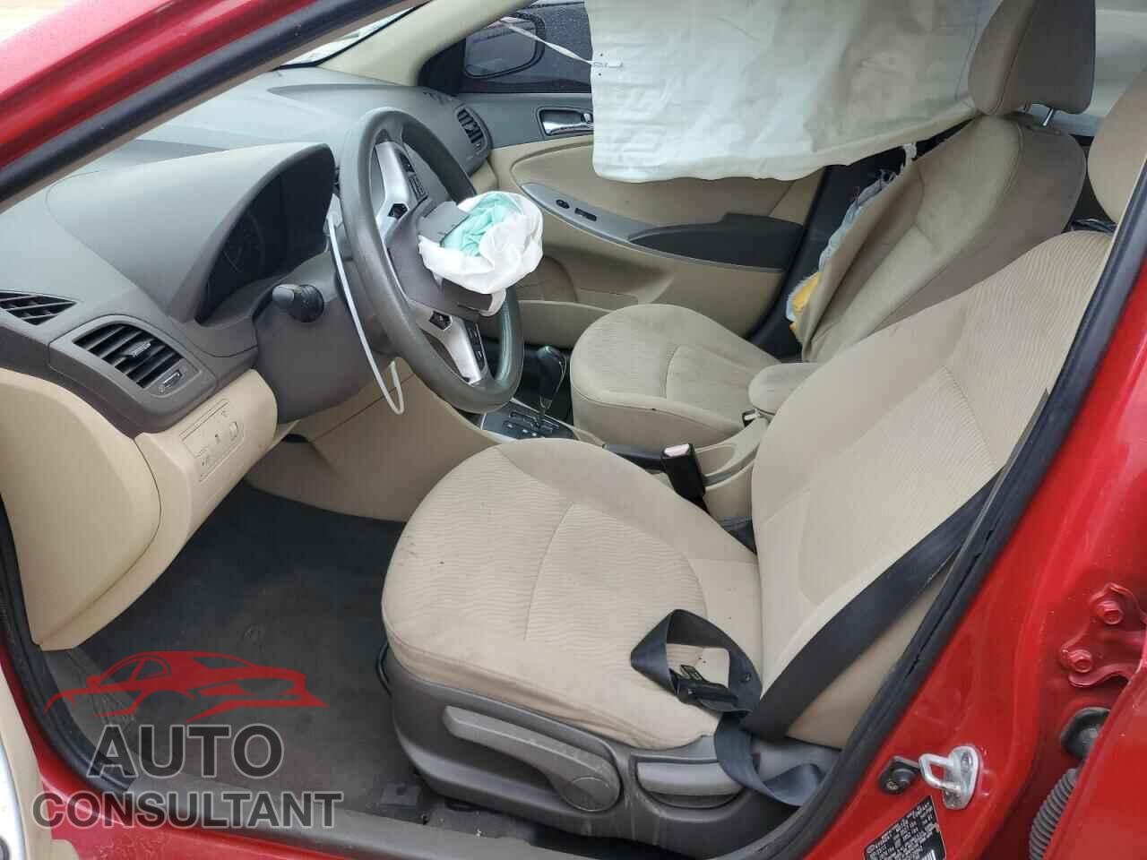 HYUNDAI ACCENT 2012 - KMHCU4AEXCU129942