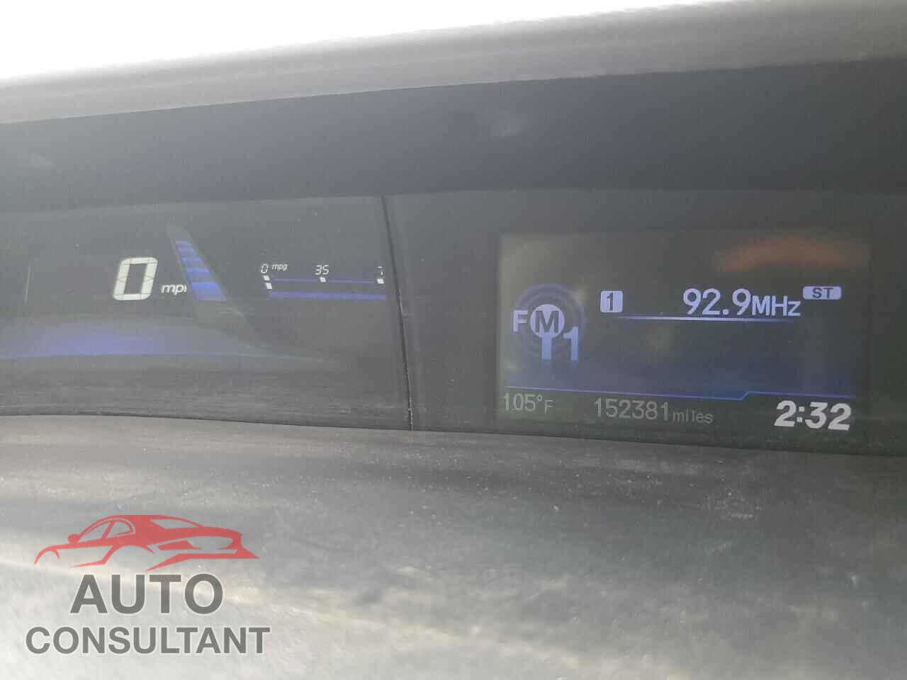 HONDA CIVIC 2013 - 19XFB2F54DE285575