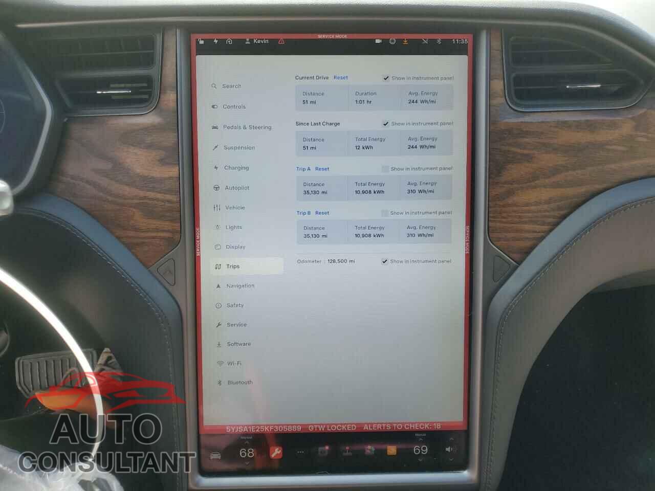 TESLA MODEL S 2019 - 5YJSA1E25KF305889