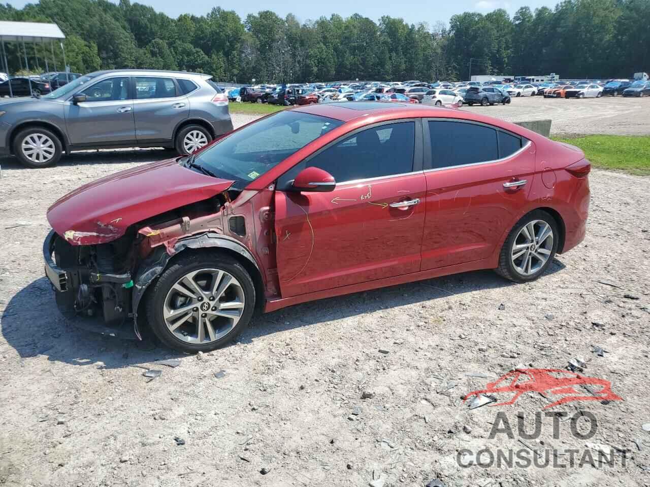 HYUNDAI ELANTRA 2017 - KMHD84LF9HU160587