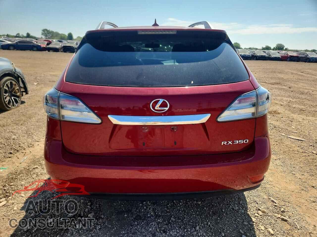 LEXUS RX350 2012 - 2T2BK1BA0CC129926