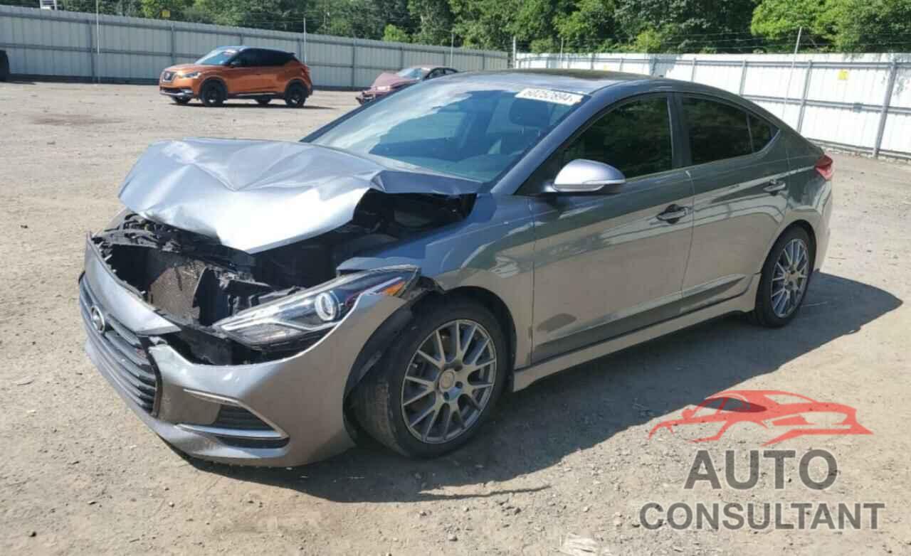 HYUNDAI ELANTRA 2018 - KMHD04LB7JU534012