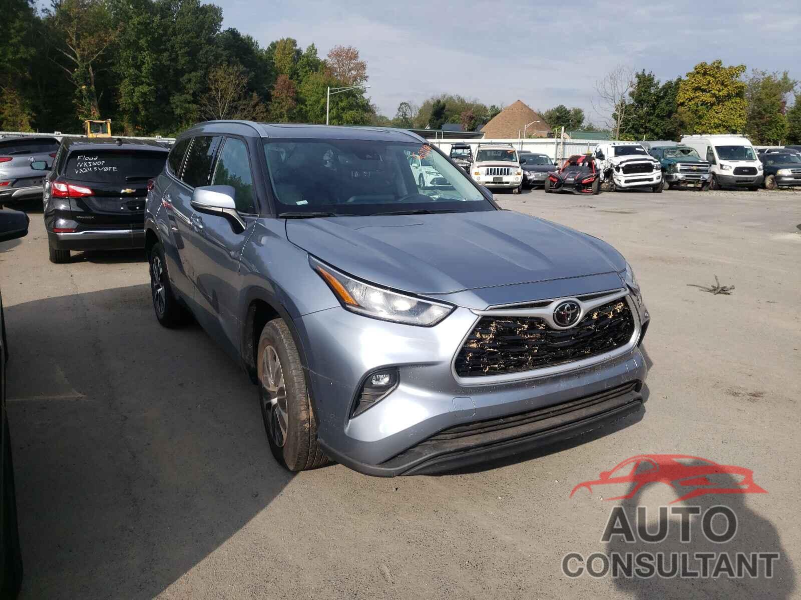 TOYOTA HIGHLANDER 2020 - 5TDGZRAH0LS012471