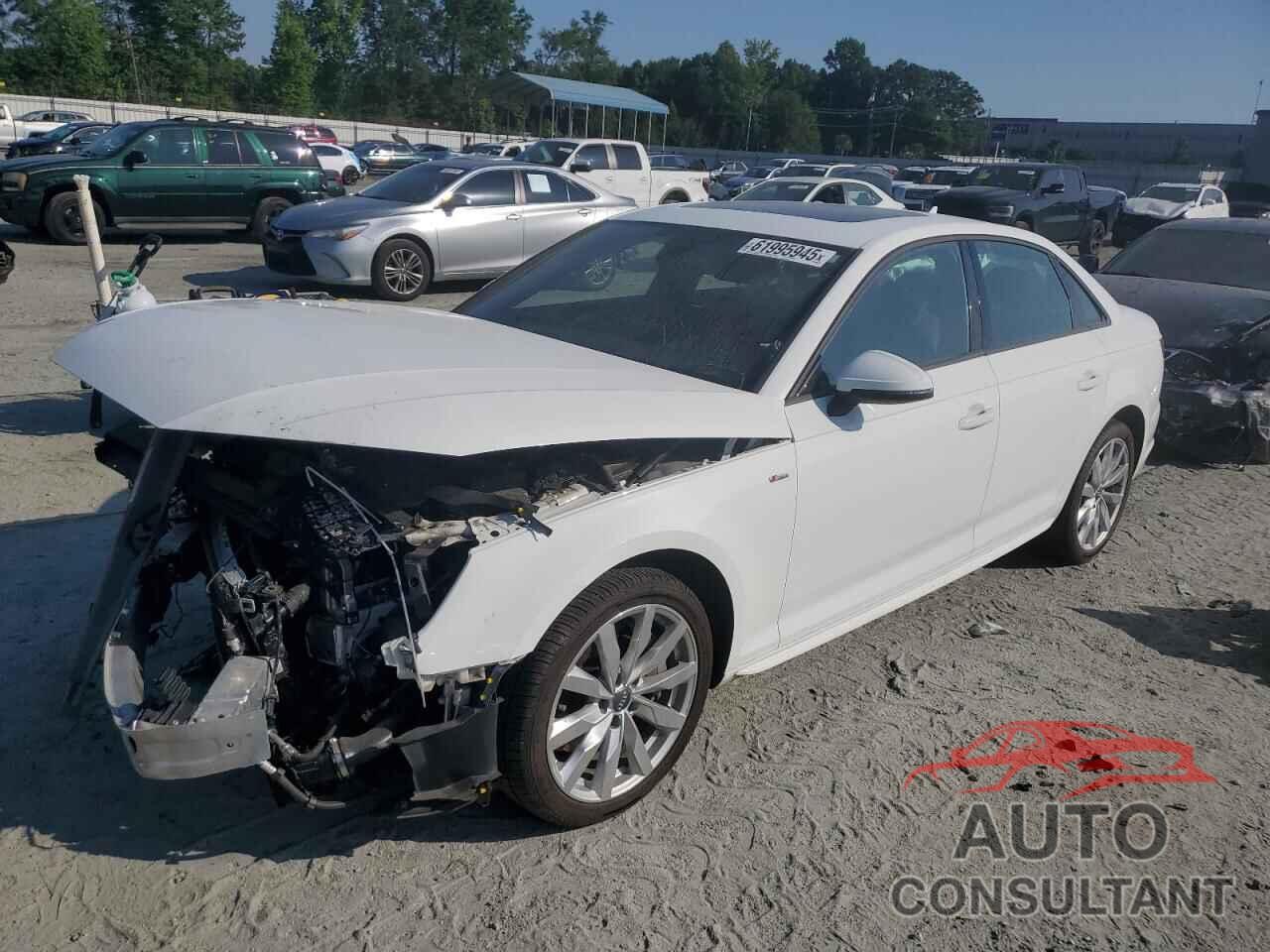 AUDI A4 2018 - WAUDNAF45JN016859