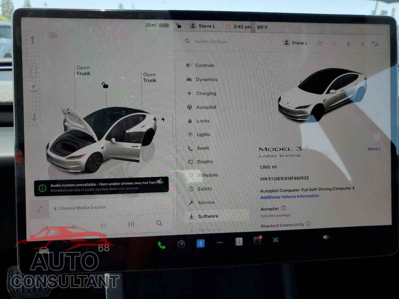 TESLA MODEL 3 2025 - 5YJ3E1EA1SF992532