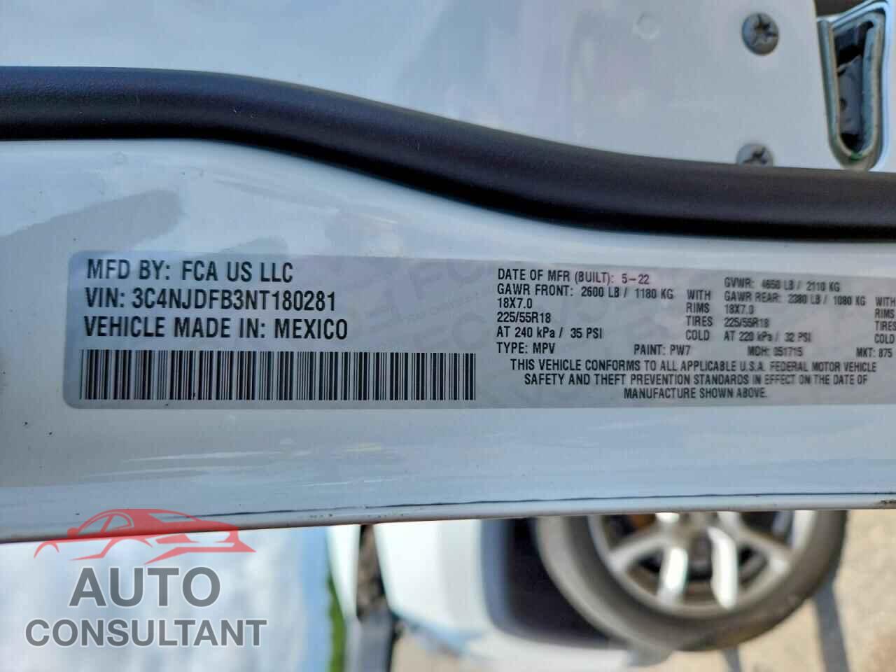 JEEP COMPASS 2022 - 3C4NJDFB3NT180281
