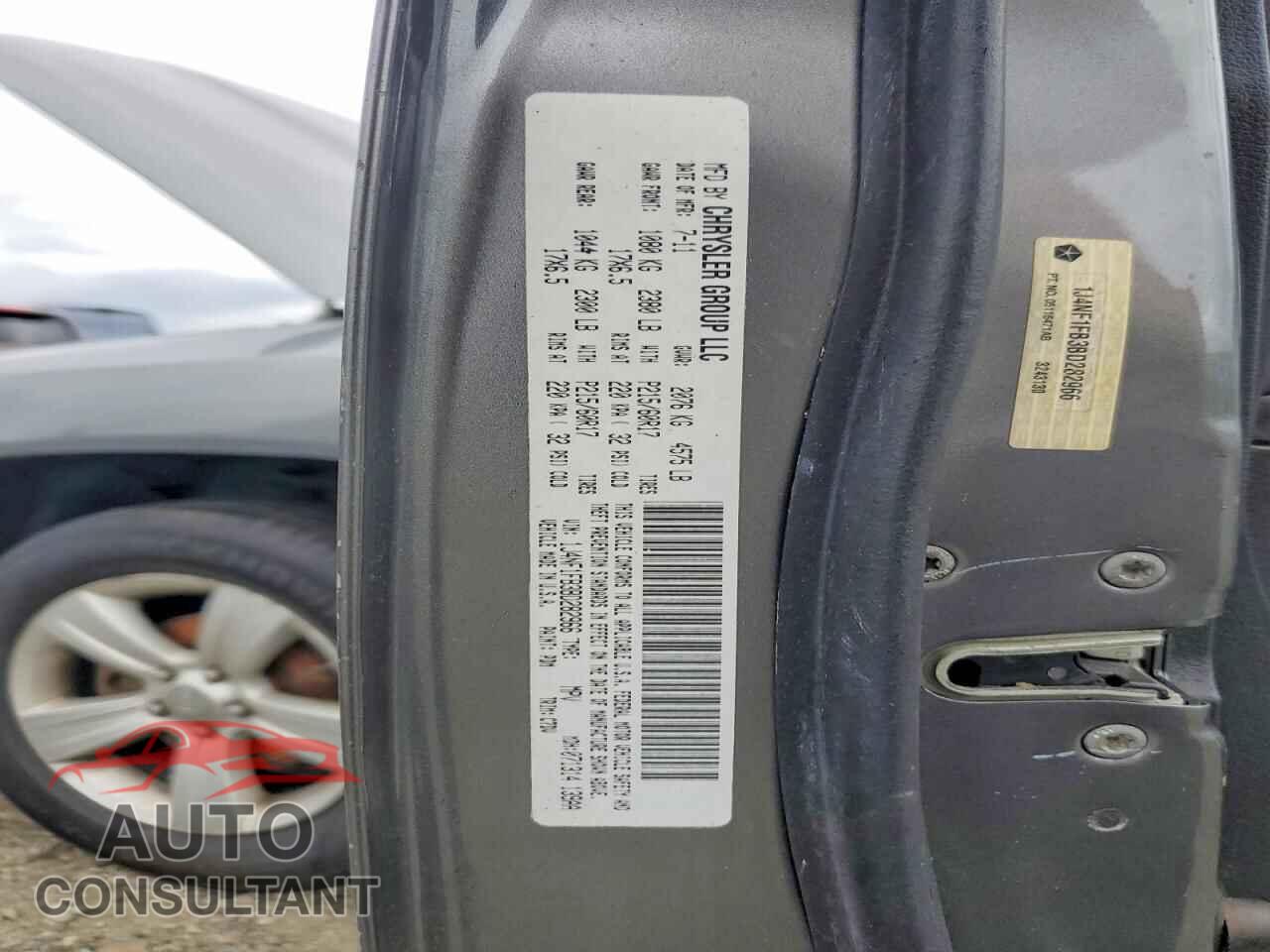 JEEP COMPASS 2011 - 1J4NF1FB3BD282966