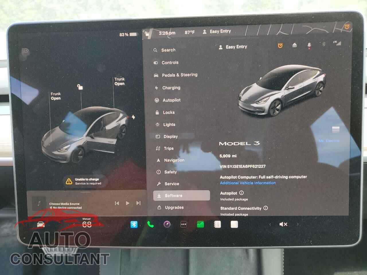 TESLA MODEL 3 2023 - 5YJ3E1EA6PF621227