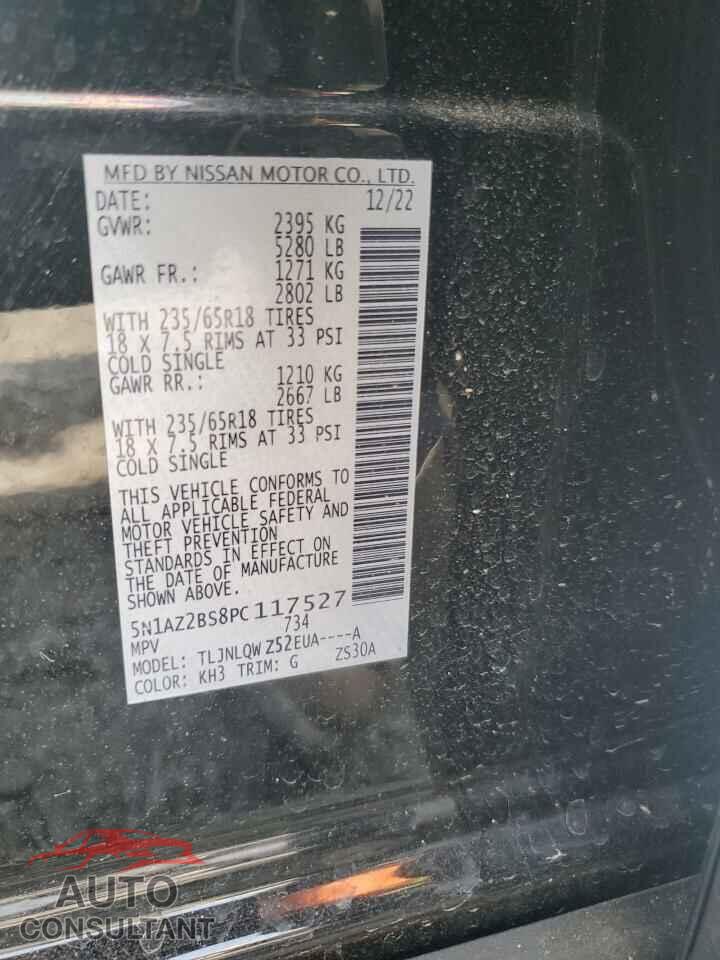 NISSAN MURANO 2023 - 5N1AZ2BS8PC117527