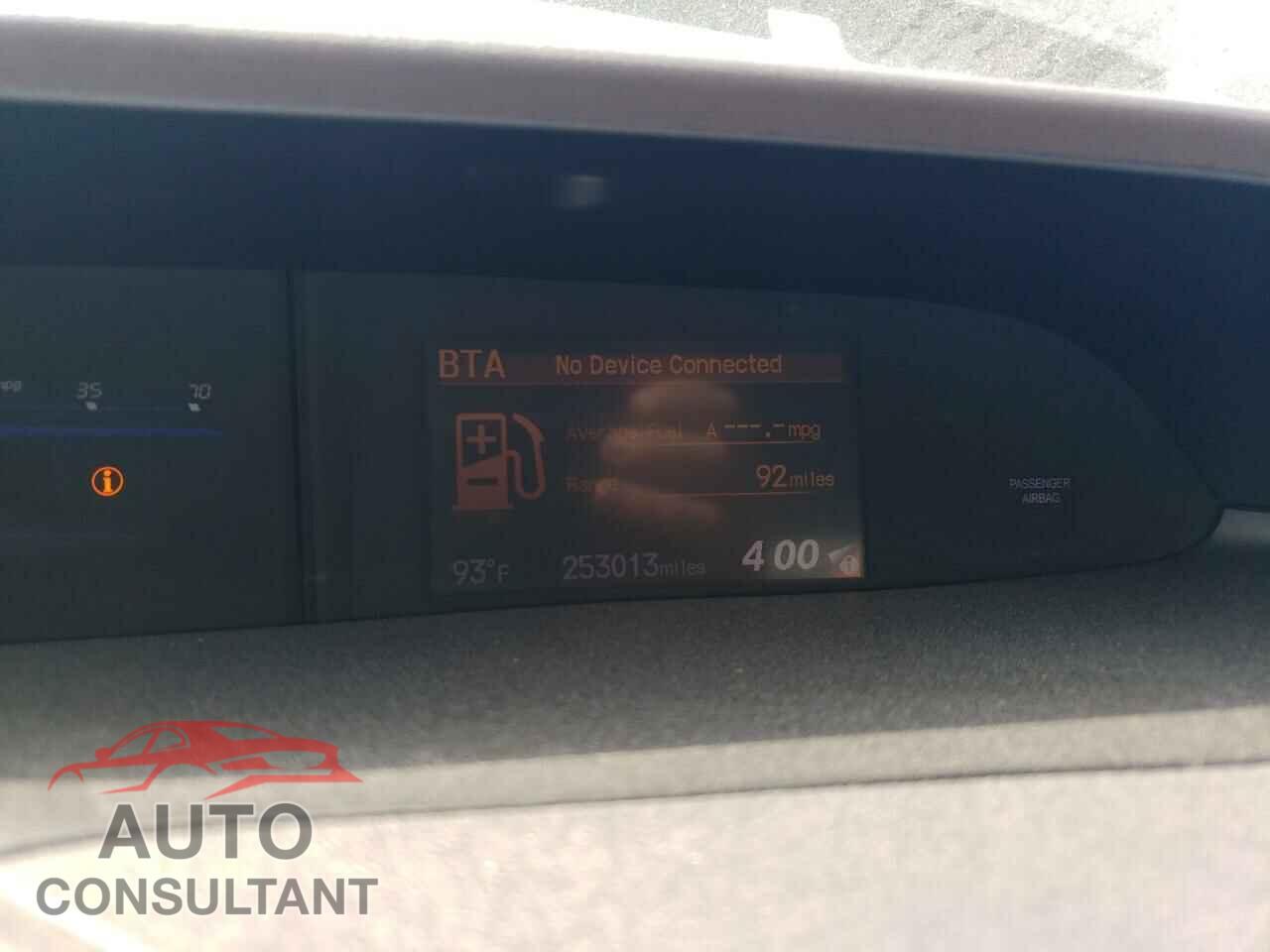 HONDA CIVIC 2012 - 19XFB2F95CE006328