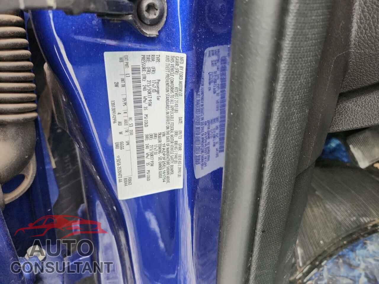 FORD FOCUS 2014 - 1FADP3F25EL161754