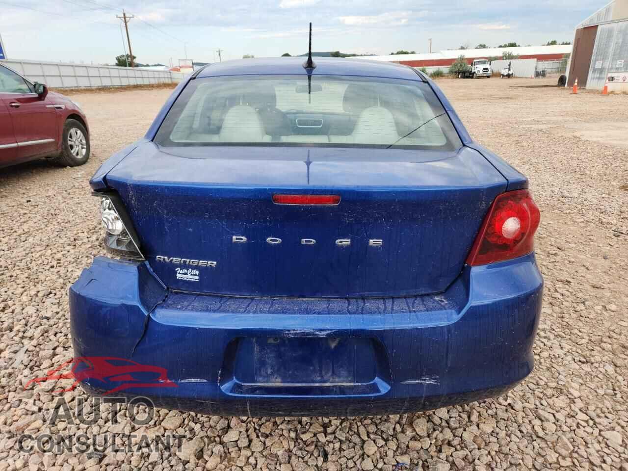 DODGE AVENGER 2013 - 1C3CDZAB8DN512172