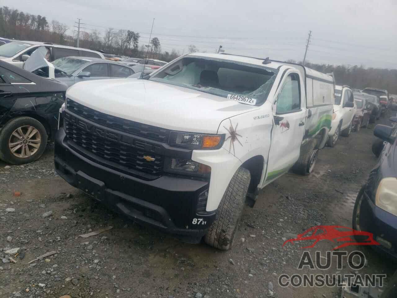 CHEVROLET SILVERADO 2021 - 3GCNWAEH1MG180387