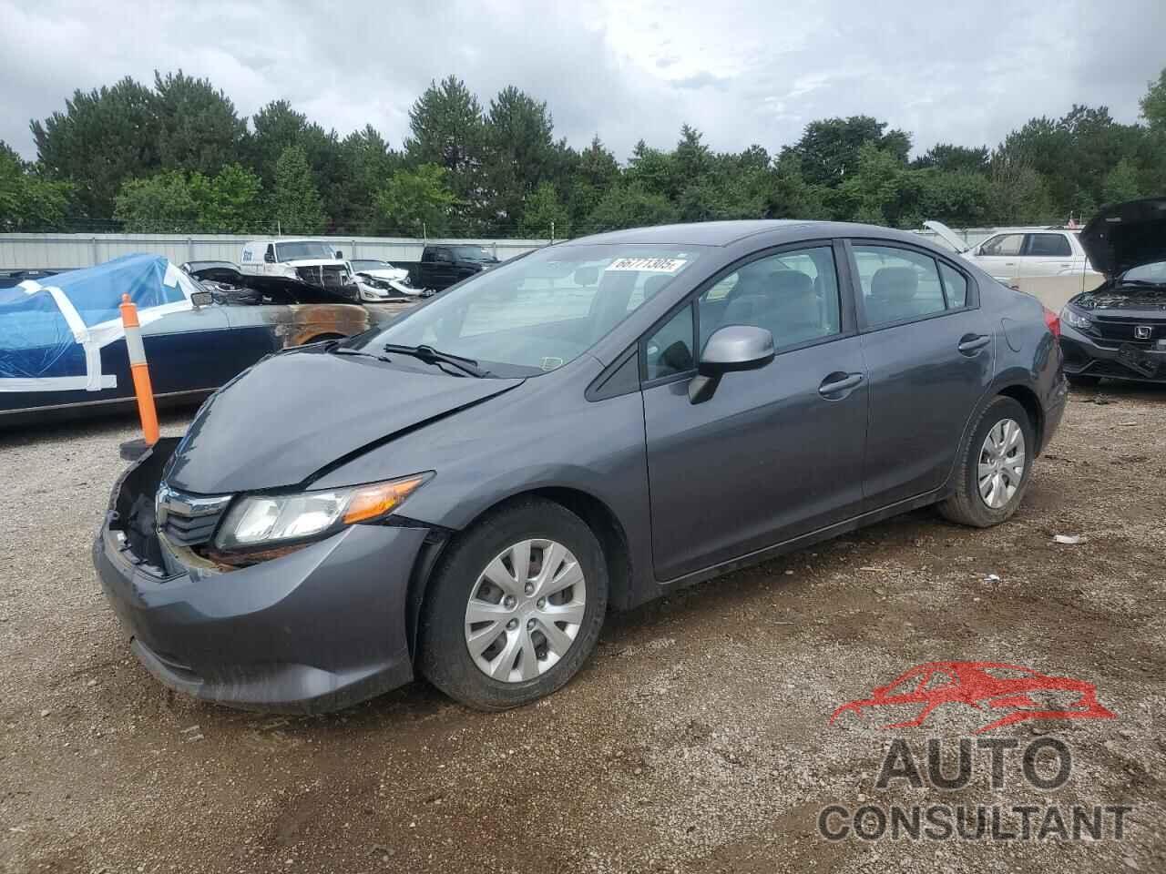 HONDA CIVIC 2012 - 19XFB2F58CE014257