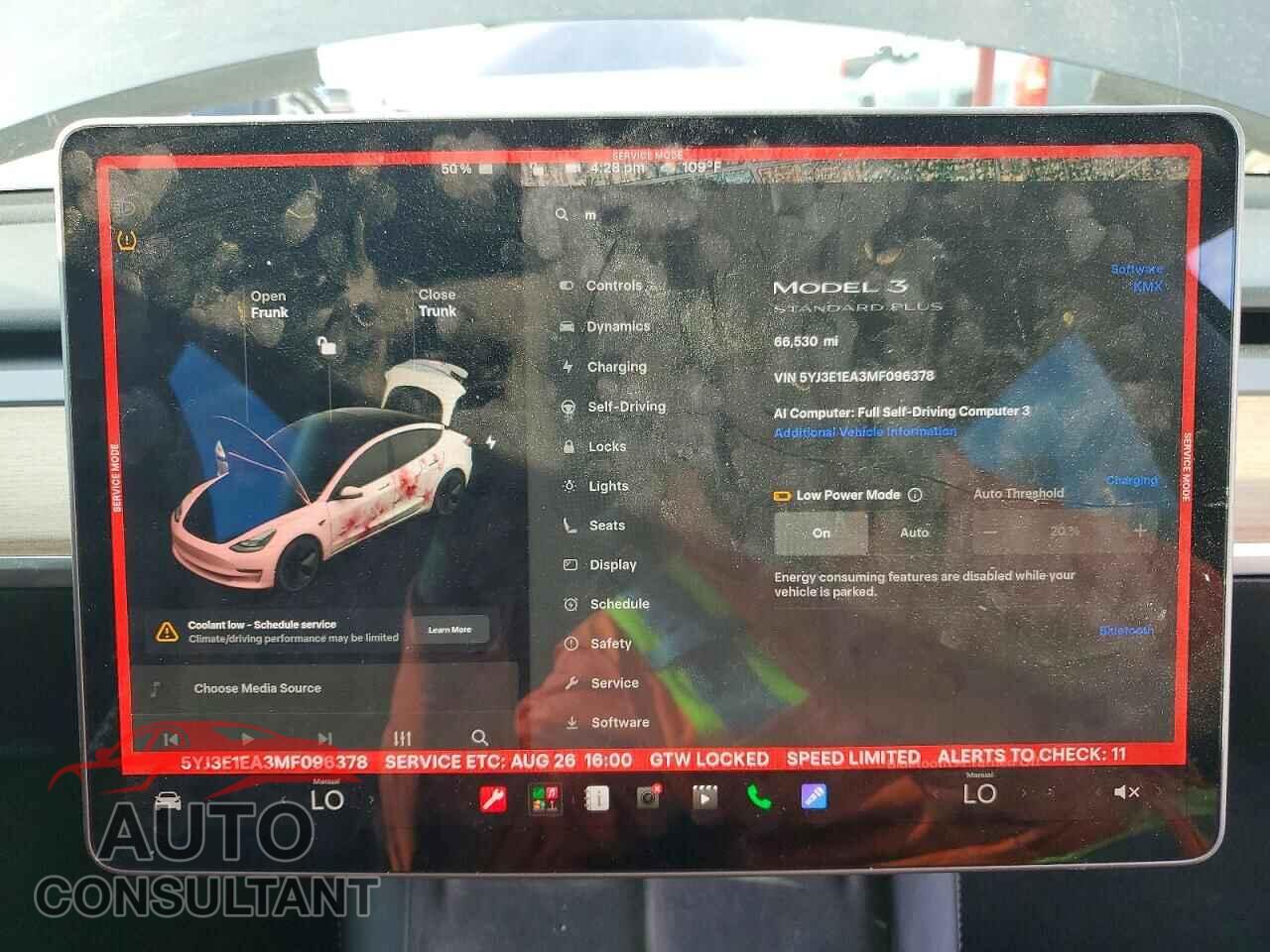 TESLA MODEL 3 2021 - 5YJ3E1EA3MF096378