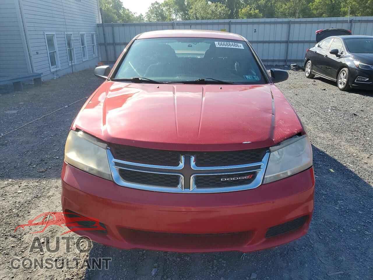 DODGE AVENGER 2013 - 1C3CDZAG9DN768834