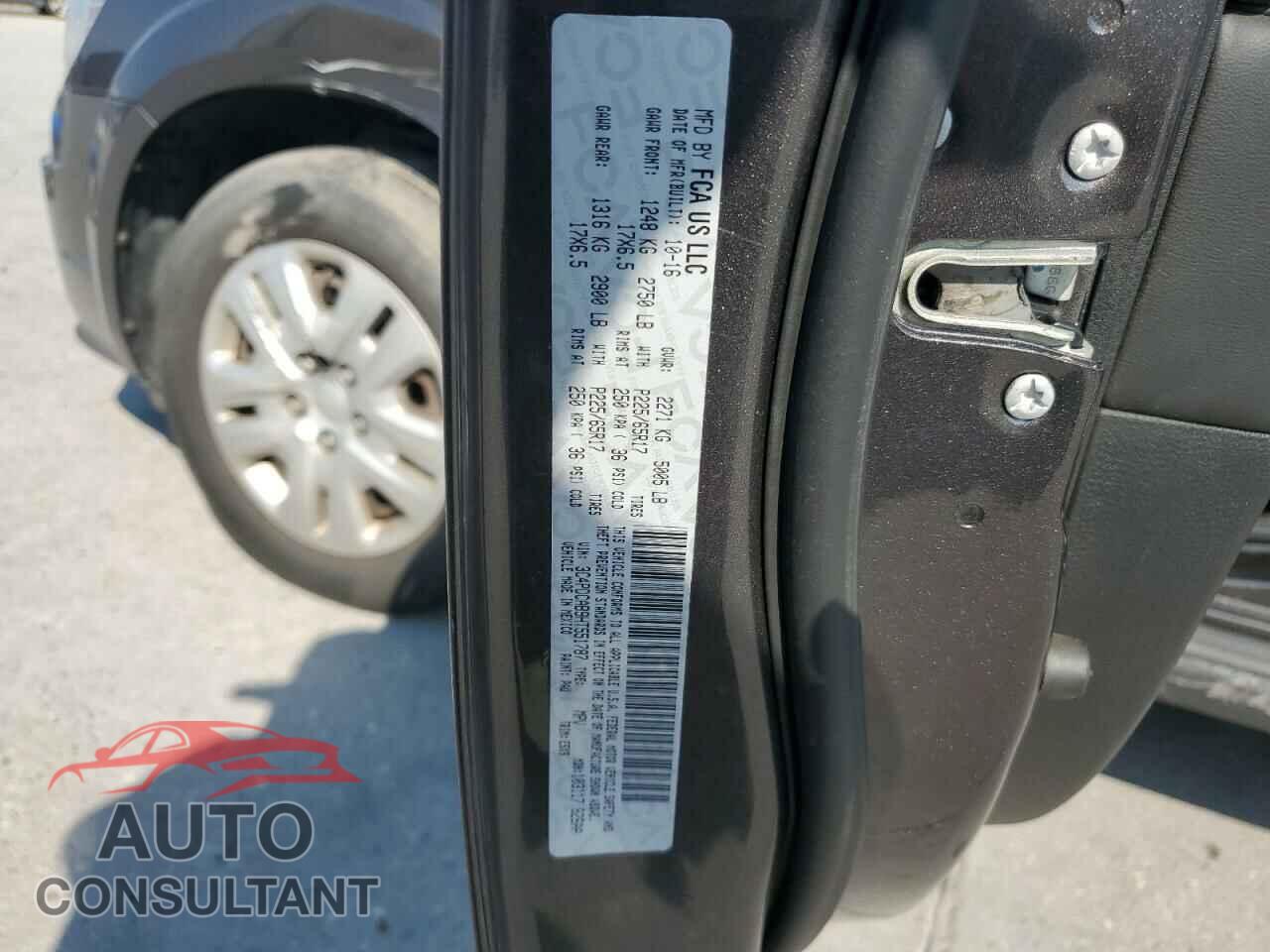 DODGE JOURNEY 2017 - 3C4PDCAB9HT551787