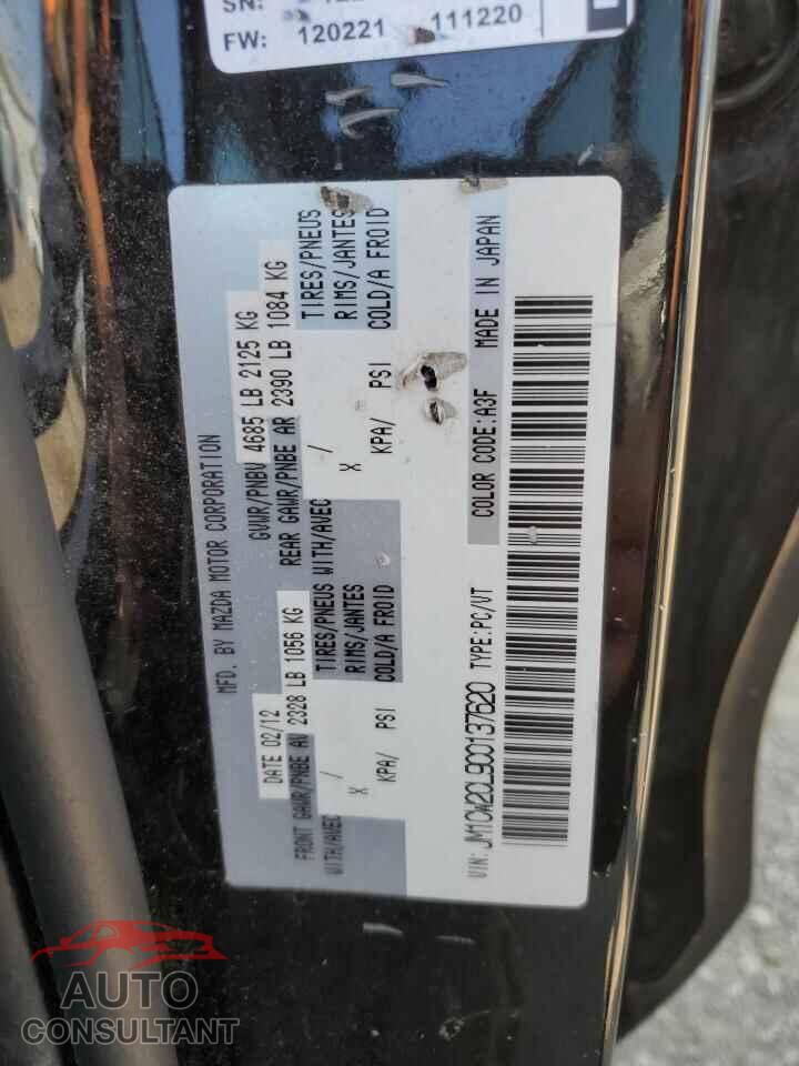 MAZDA 5 2012 - JM1CW2CL9C0137620