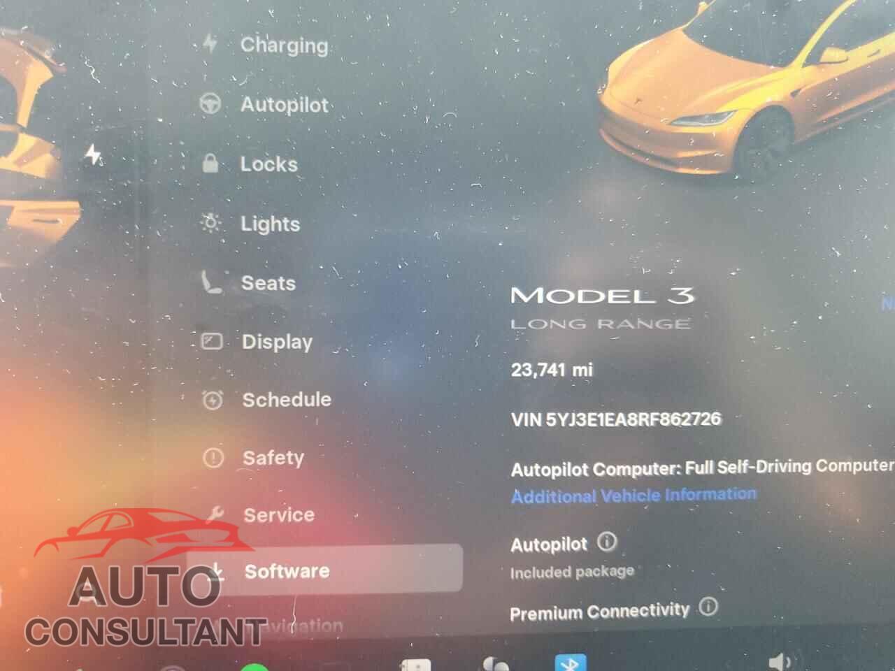 TESLA MODEL 3 2024 - 5YJ3E1EA8RF862726