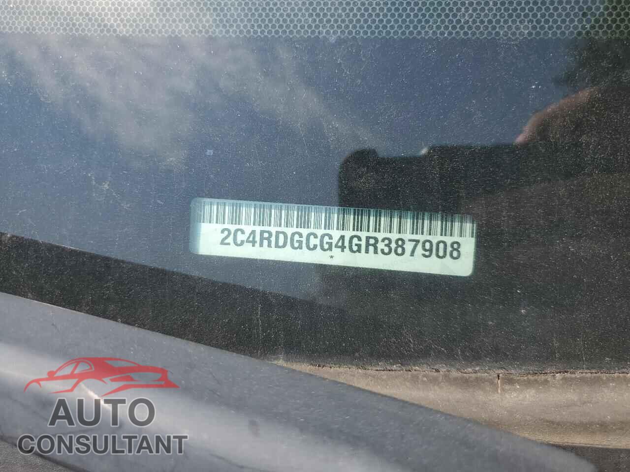 DODGE CARAVAN 2016 - 2C4RDGCG4GR387908