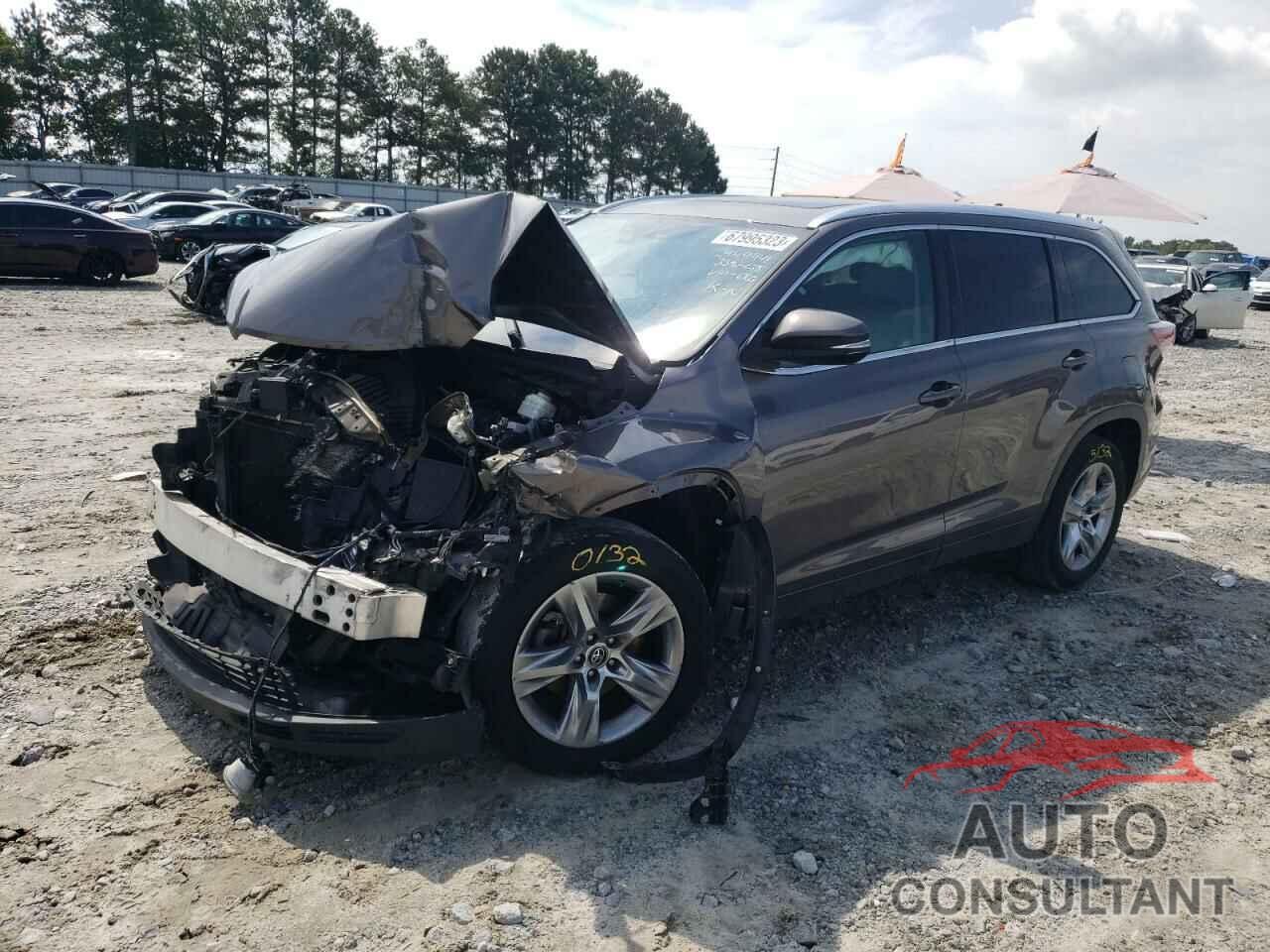 TOYOTA HIGHLANDER 2016 - 5TDYKRFH1GS186766