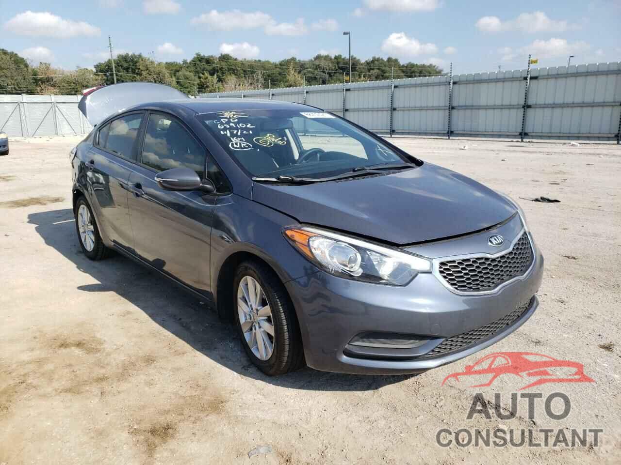KIA FORTE 2016 - KNAFX4A69G5571657