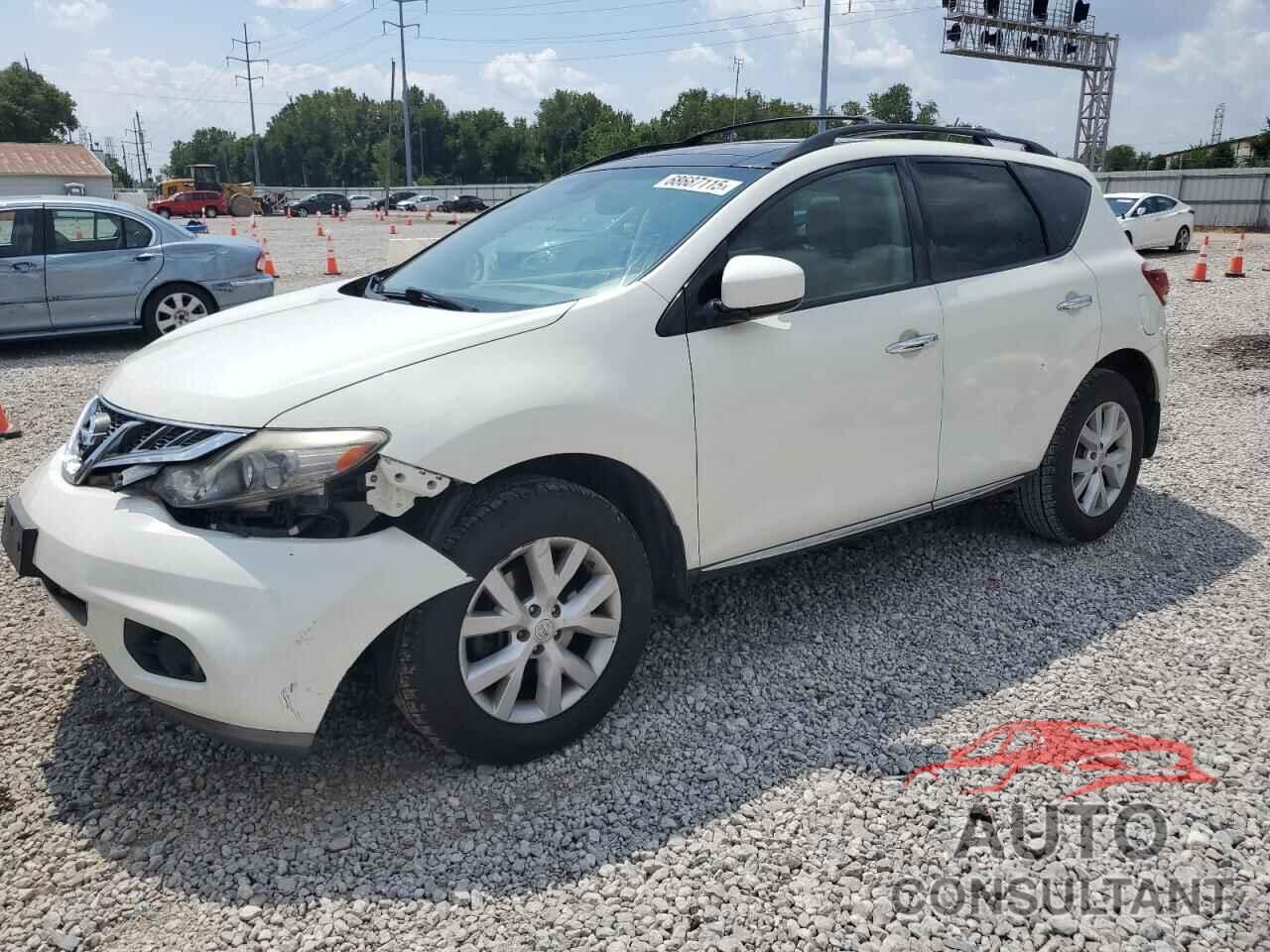 NISSAN MURANO 2011 - JN8AZ1MW0BW164416
