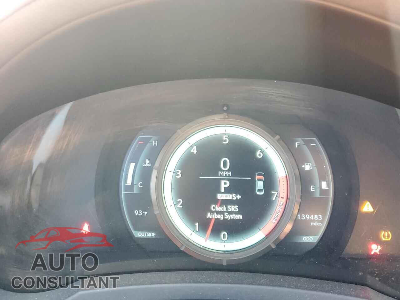 LEXUS IS 2015 - JTHBE1D22F5018120
