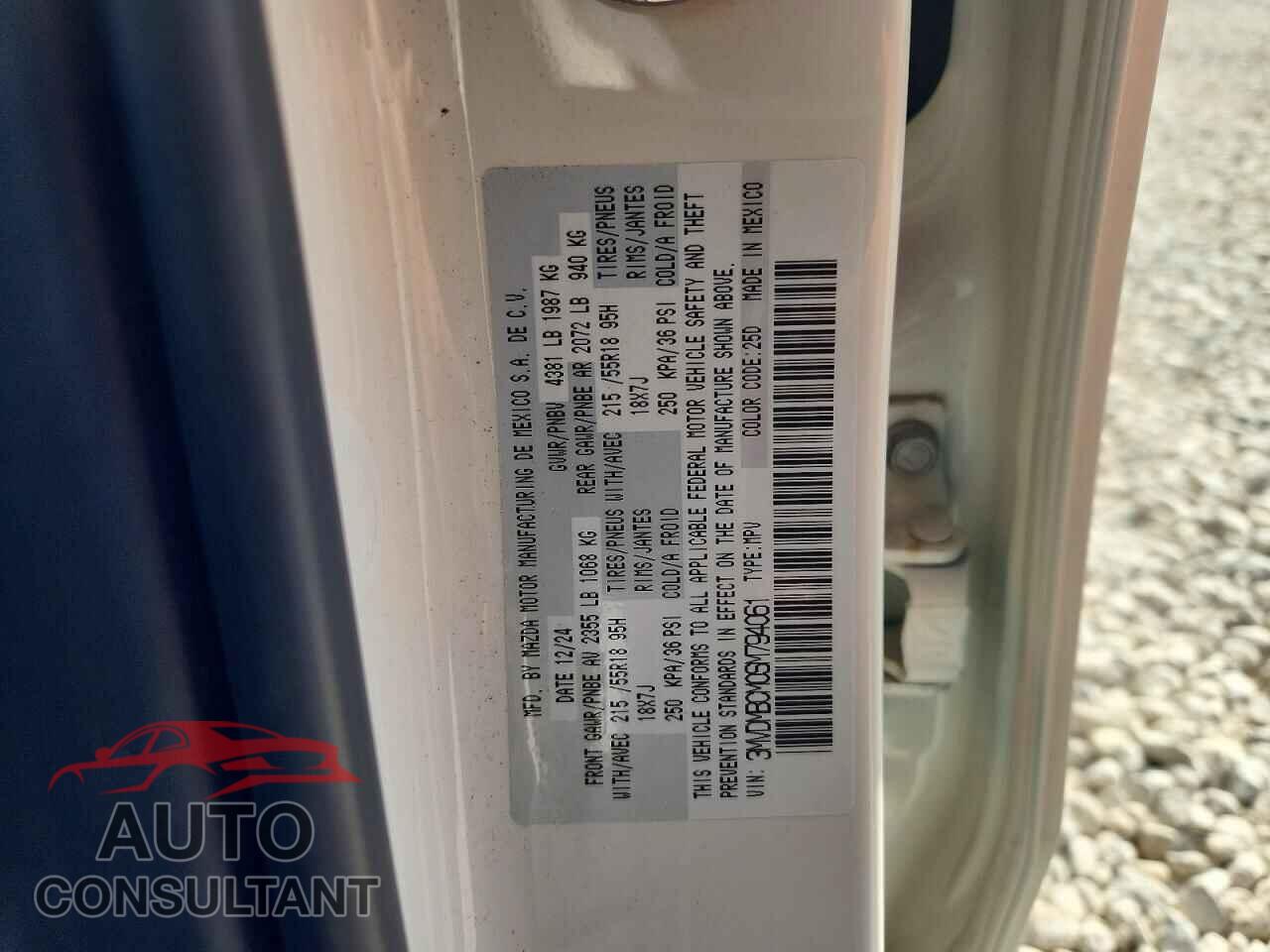 MAZDA CX30 2025 - 3MVDMBCM0SM794061