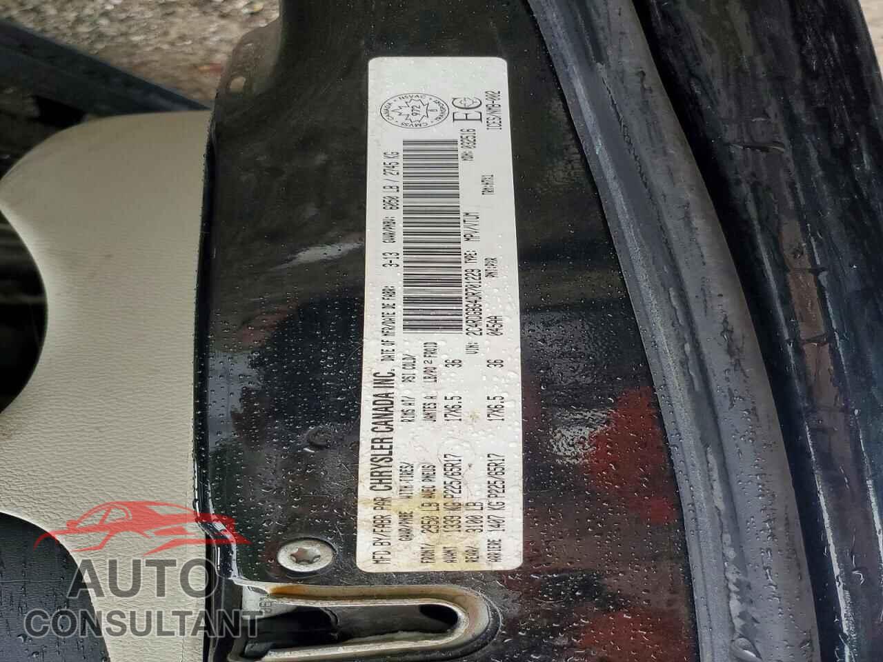 DODGE CARAVAN 2013 - 2C4RDGBG4DR701229