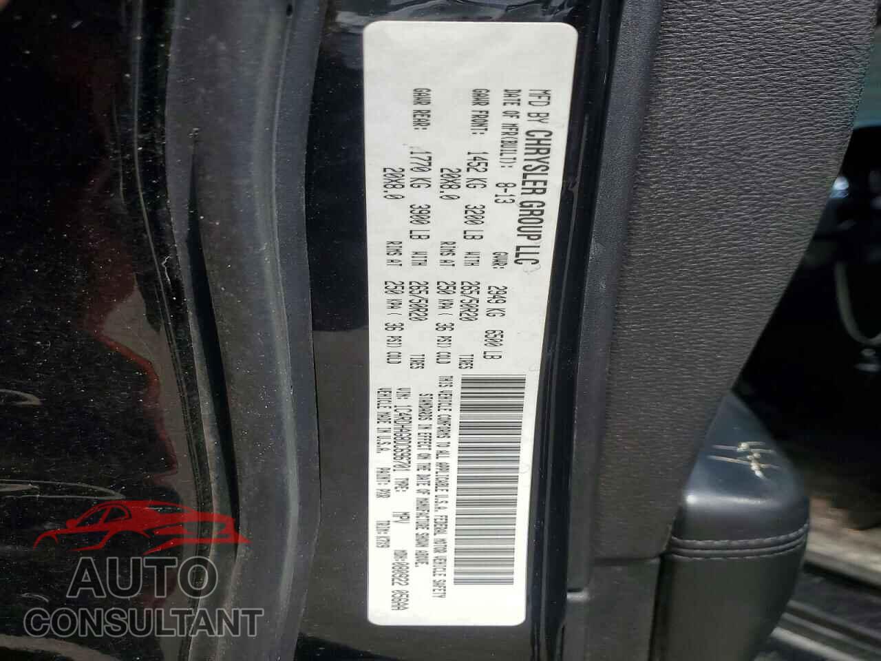 DODGE DURANGO 2013 - 1C4RDHAG8DC696701