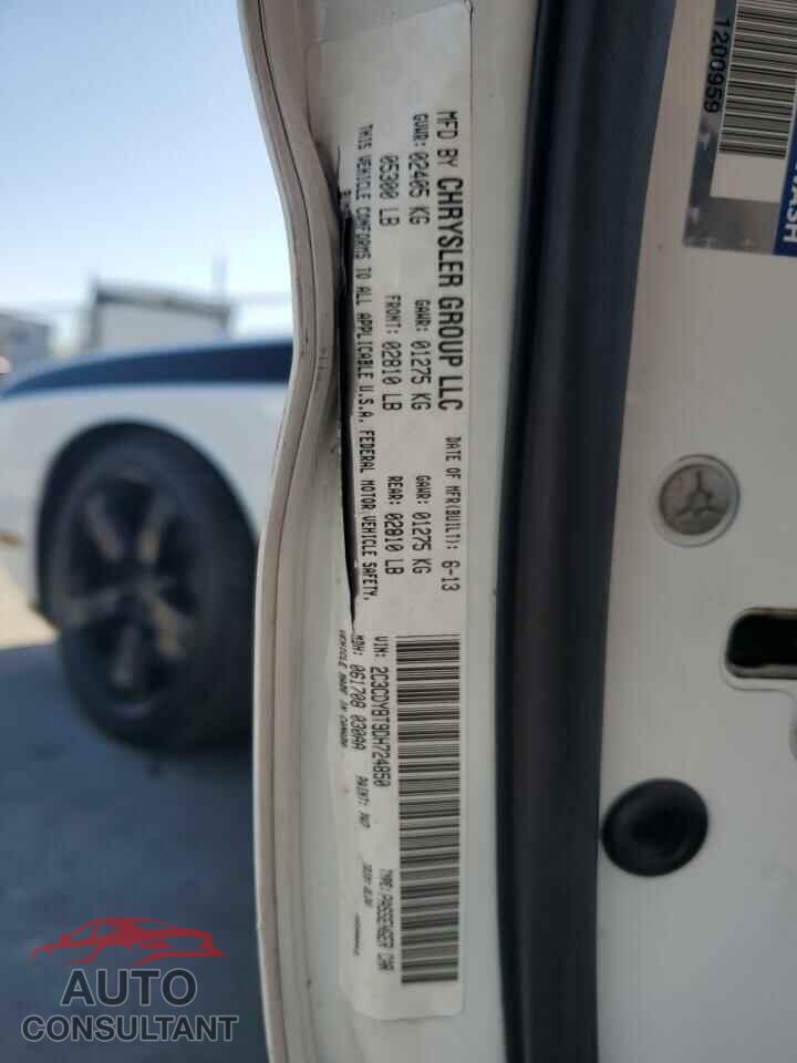 DODGE CHALLENGER 2013 - 2C3CDYBT9DH724850