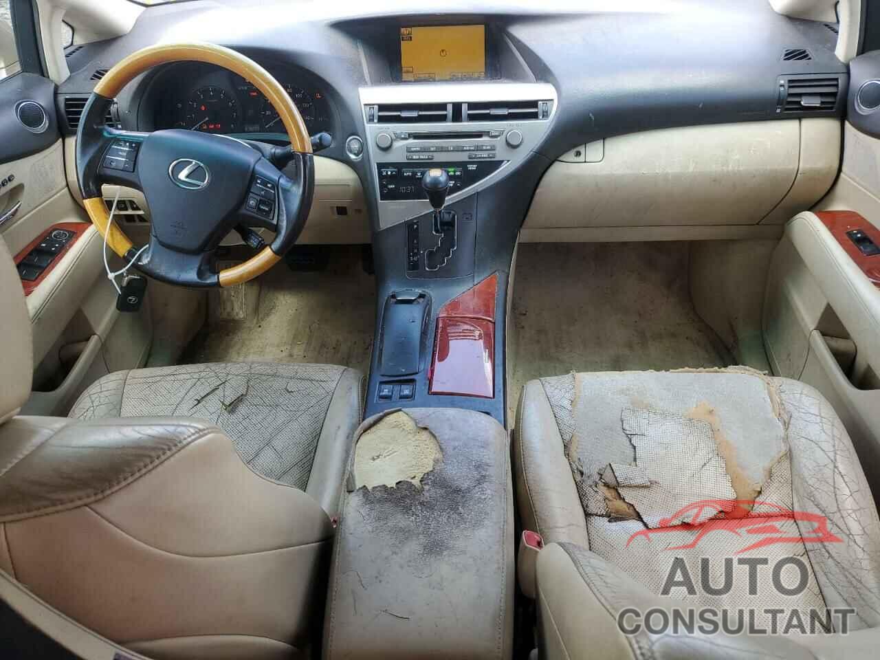 LEXUS RX350 2010 - 2T2BK1BA0AC031413