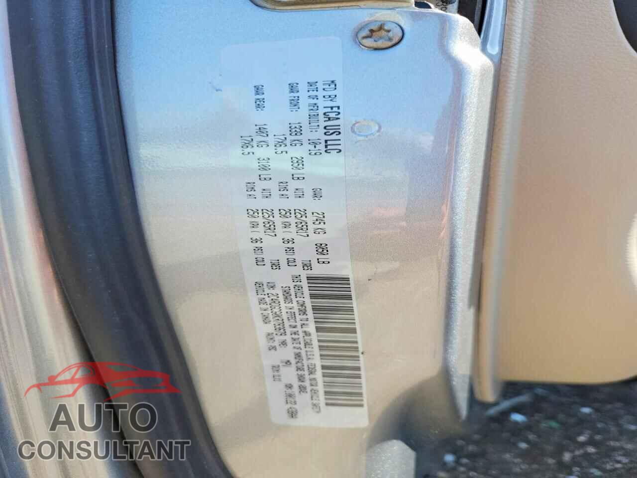 DODGE CARAVAN 2019 - 2C4RDGCG0KR783679