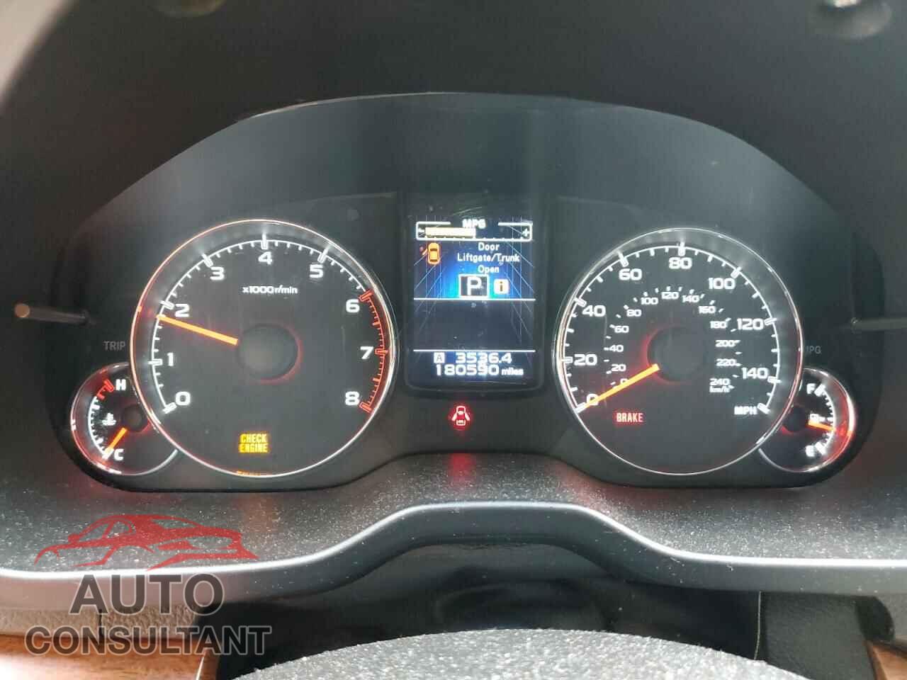 SUBARU OUTBACK 2014 - 4S4BRBLC1E3246914