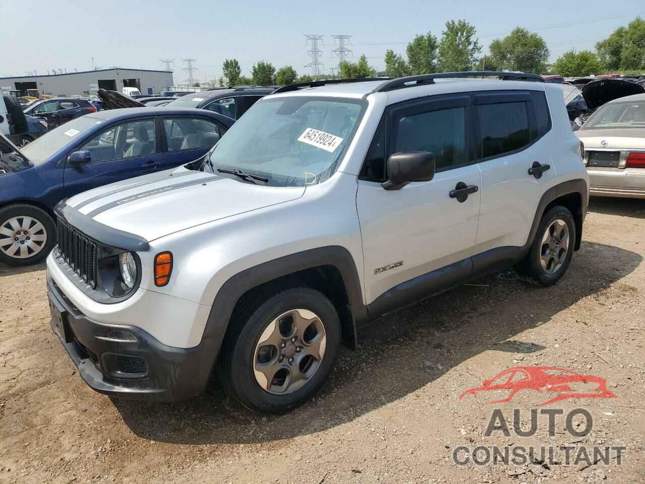 JEEP RENEGADE 2017 - ZACCJAAB0HPF19247