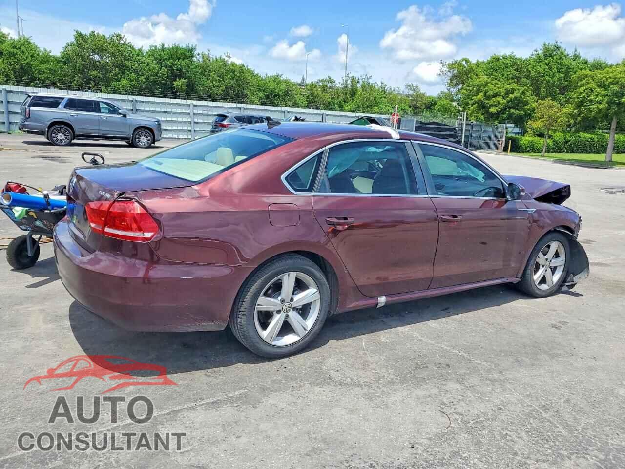 VOLKSWAGEN PASSAT 2013 - 1VWBN7A30DC089677