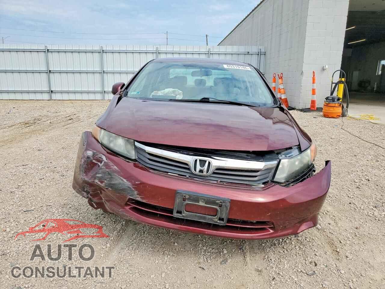 HONDA CIVIC 2012 - 19XFB2F50CE064330
