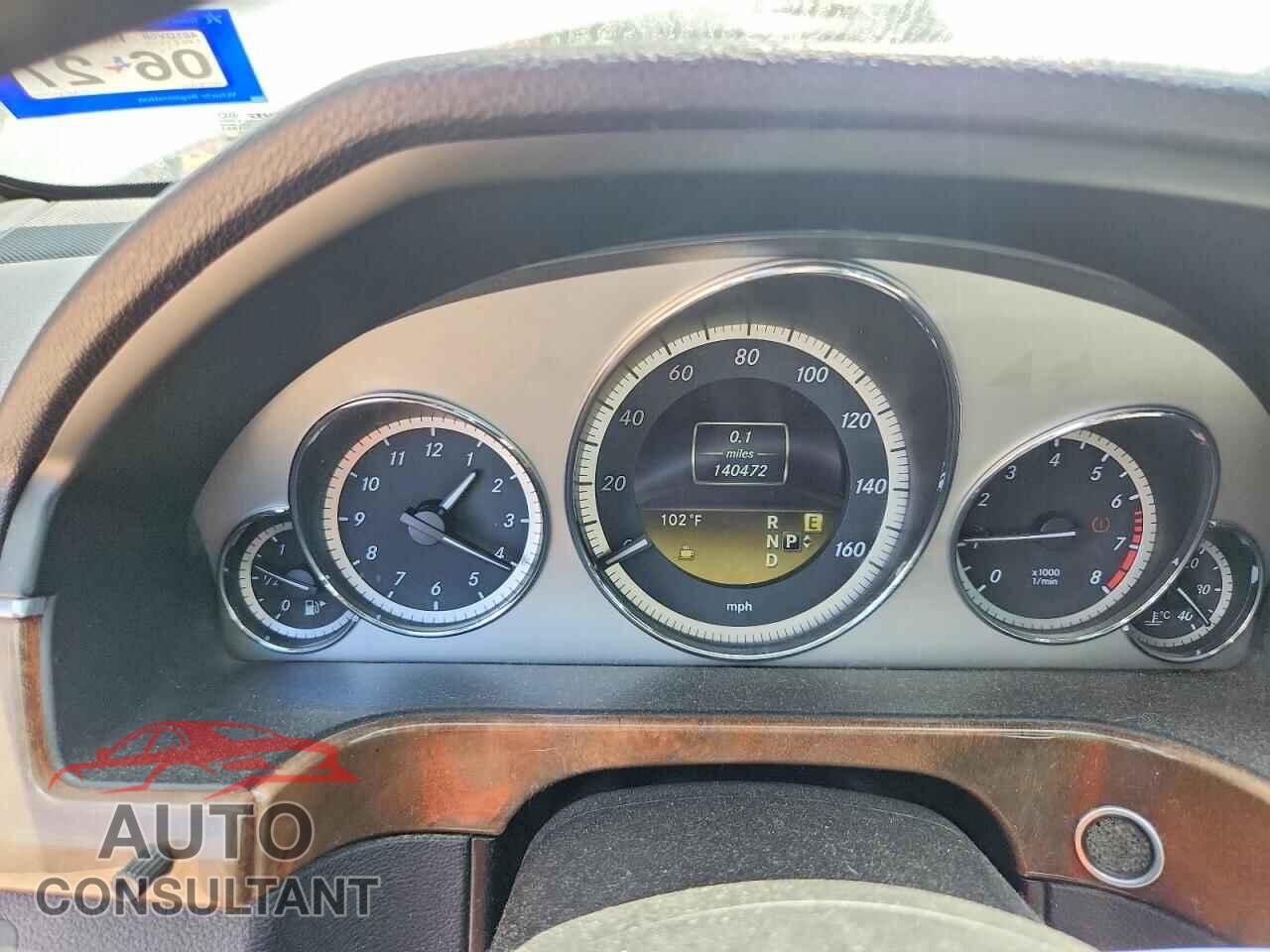 MERCEDES-BENZ E-CLASS 2012 - WDDHF5KBXCA645708