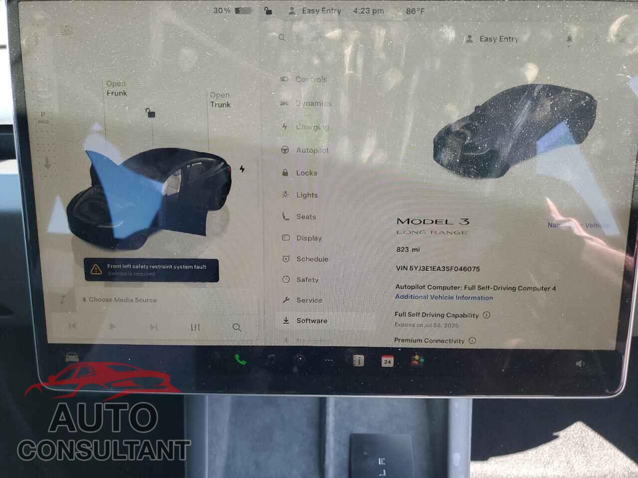 TESLA MODEL 3 2025 - 5YJ3E1EA3SF046075