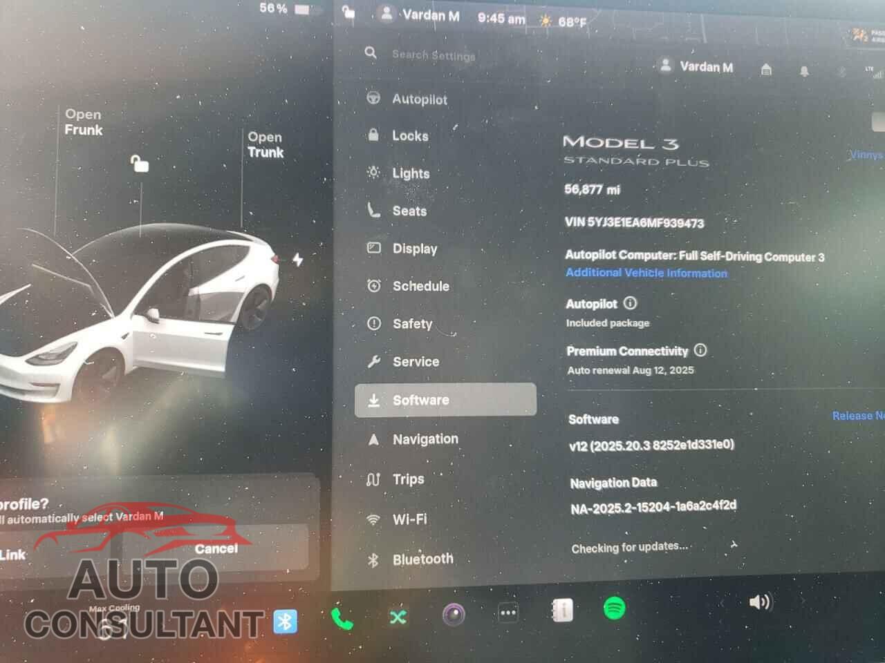 TESLA MODEL 3 2021 - 5YJ3E1EA6MF939473