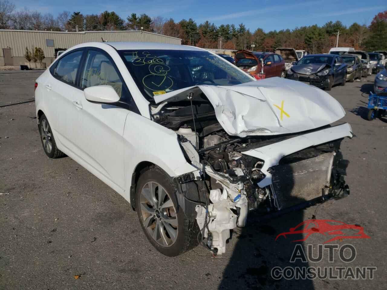 HYUNDAI ACCENT 2016 - KMHCU4AE7GU049794