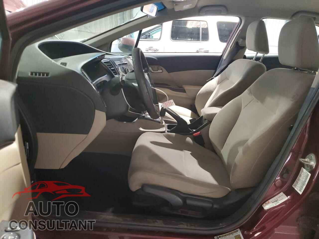 HONDA CIVIC 2013 - 19XFB2F52DE049491