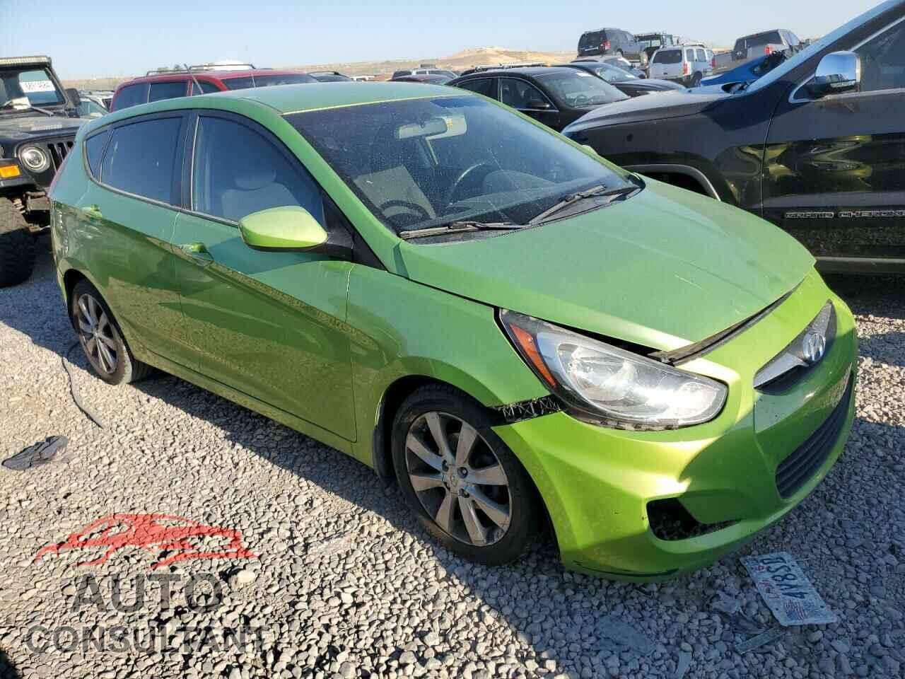 HYUNDAI ACCENT 2012 - KMHCU5AEXCU034397