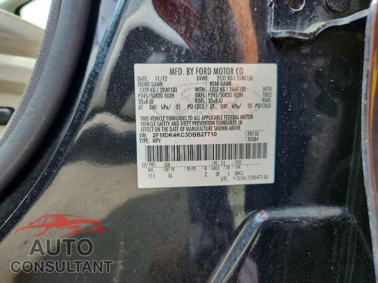 FORD EDGE 2013 - 2FMDK4KC3DBB27710