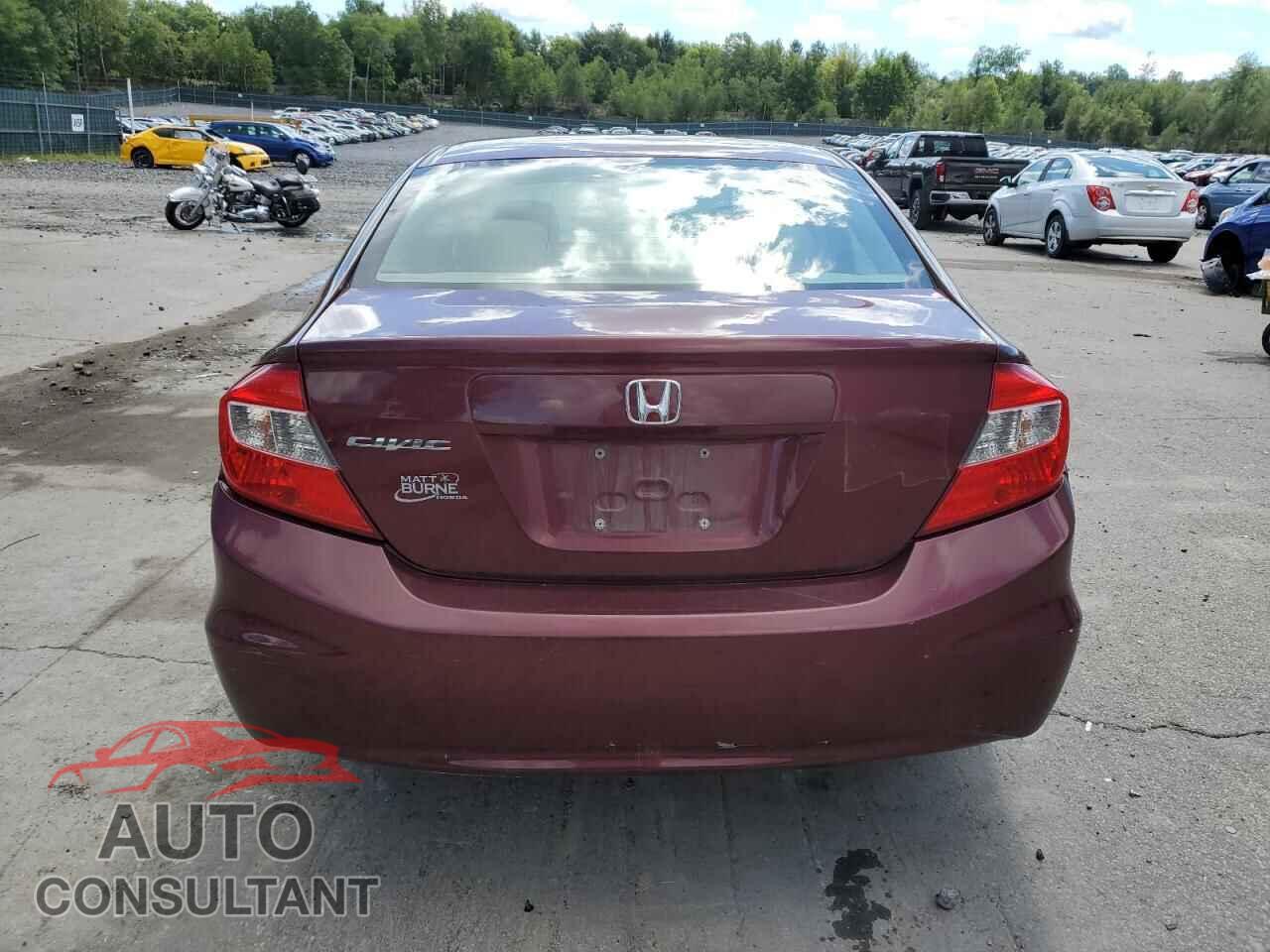 HONDA CIVIC 2012 - 2HGFB2F99CH532130