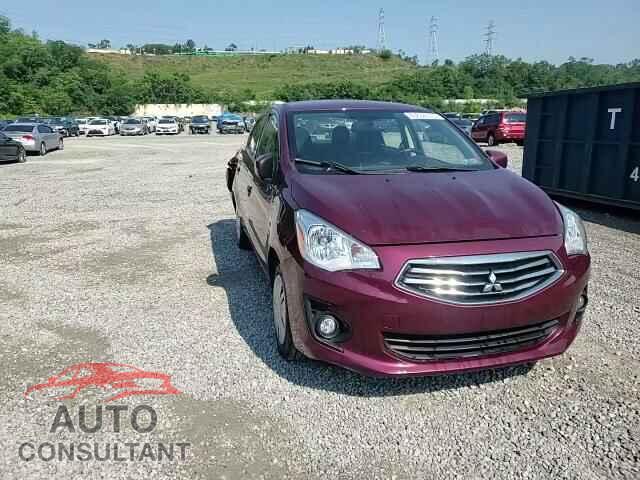 MITSUBISHI MIRAGE 2017 - ML32F3FJ1HHF07856