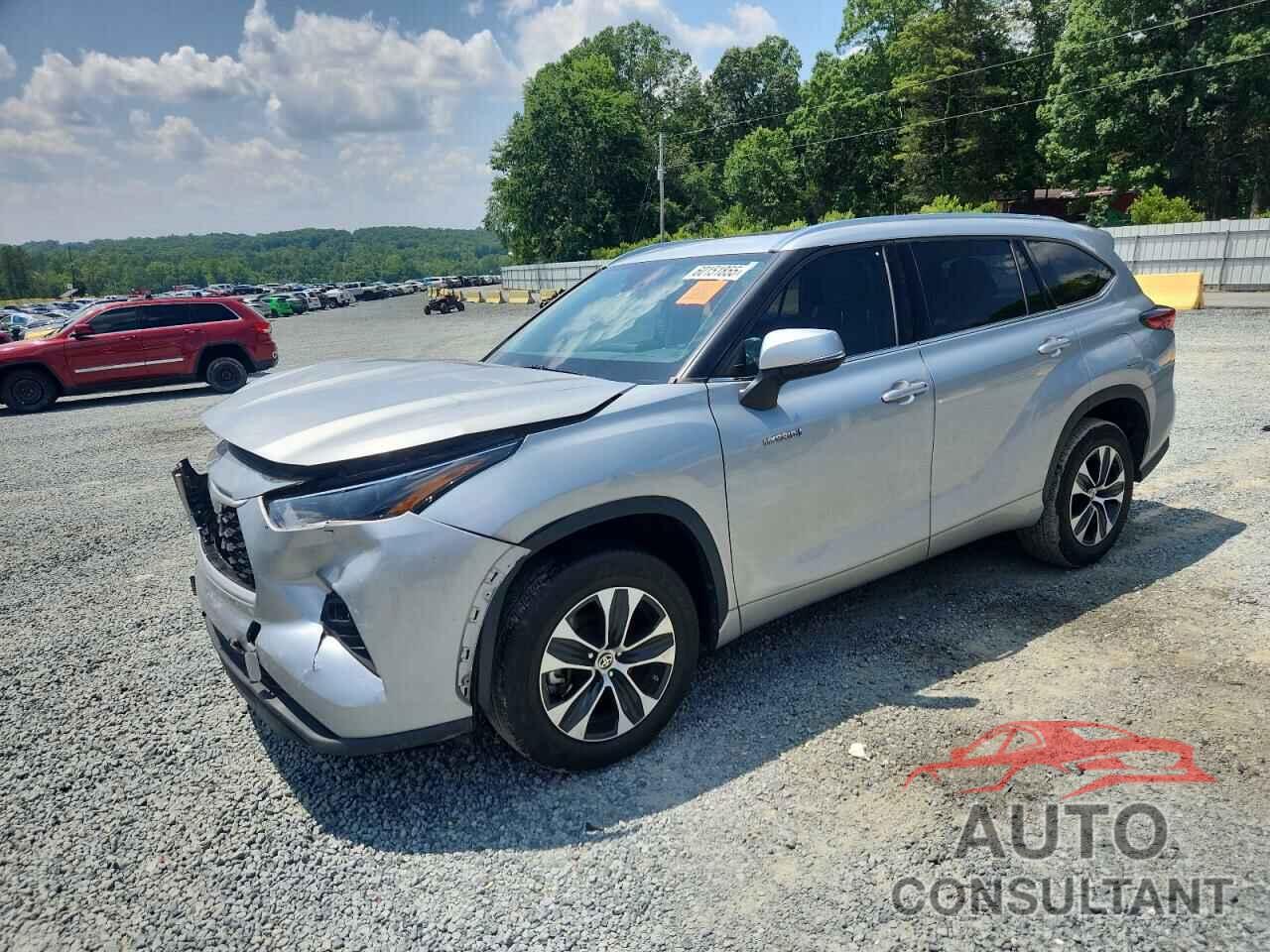 TOYOTA HIGHLANDER 2021 - 5TDHARAH0MS503491